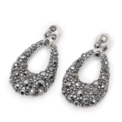 Sohi Women Silver Coloured Stud Earrings