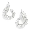 Sohi Oxidised Casual Earrings In Metallic