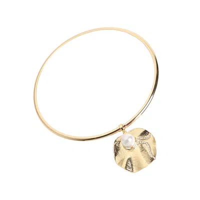 Sohi Women's Swirl Collar Necklace - Champayane Gold