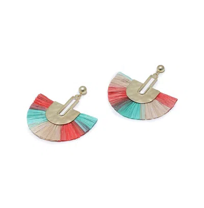 Sohi Women's Tassel Drop Earrings