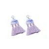Sohi Women's Tassel Drop Earrings