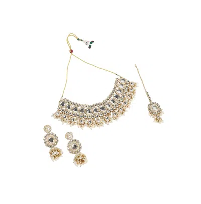 Sohi Women's The Aina Jewellery Set In Silver
