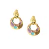 Sohi Women's The Amari Drop Earrings In Blue