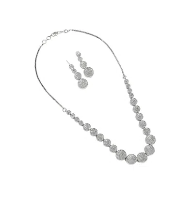 Sohi Women's The Anaya Jewellery Set In Silver