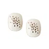 Sohi Women's The Aureate Stud Earrings In Brown