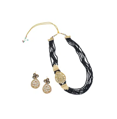 Sohi Women's The Aya Jewellery Set In Blue