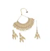 Sohi Women's The Begum Jewellery Set In White