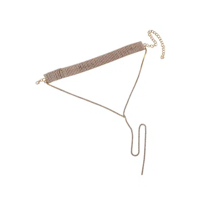 Sohi Women's The Bijou Multi-layer Necklace In Silver