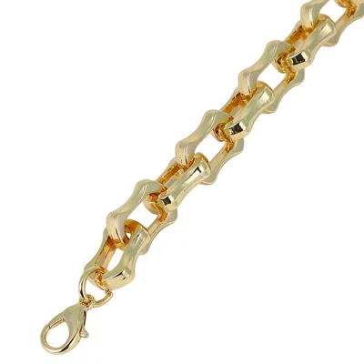 Sohi Women's The Bracket-link Chain Bracelet - California Gold