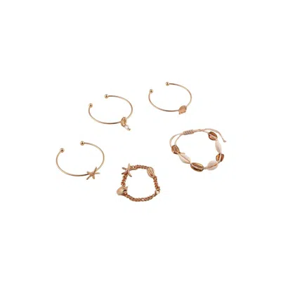 Sohi Women's The Cabo Multi-layer Bracelet In Gold