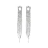 Sohi Women's The Camille Drop Earrings In White