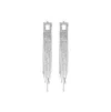 Sohi Women's The Camille Drop Earrings In Silver