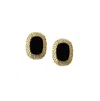 Sohi Women's The Celeste Stud Earrings In Black