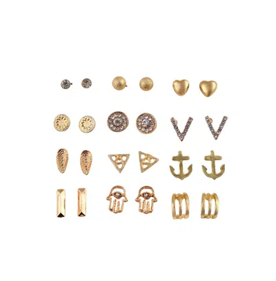 Sohi Women's The Constantinople Stud Earrings In Gold