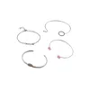 Sohi Women's The Duello Multi-layer Bracelet In Silver