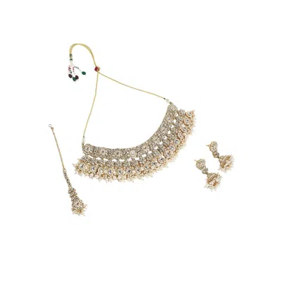 Sohi Women's The Faiza Jewellery Set In Silver