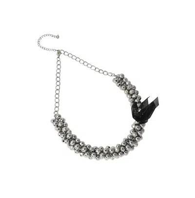 Sohi Women's The Sleigh Bell Collar Necklace In Silver