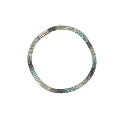 Sohi Women's The Jingle Collar Necklace In Blue