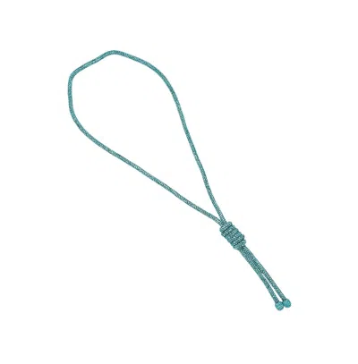 Sohi Women's The Jingle Sautoir Necklace In Blue