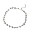 Sohi Women's The Knot-link Chain Necklace - Metallic Silver In Silver