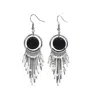 Sohi Women's The Lancia Drop Earrings In Purple