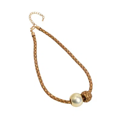 Sohi Women's The Mirror Collar Necklace In Gold