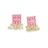 Sohi Women's The Niloufar Drop Earrings In Pink