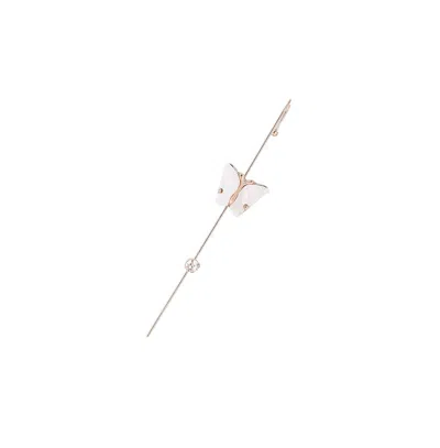 Sohi Women's The Papillon Cuff Earrings In White
