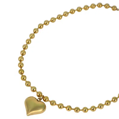 Sohi Women's The Puffer-cuoer Pendant Necklace - California Gold