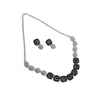 Sohi Women's The Rivaayat Jewellery Set In Black
