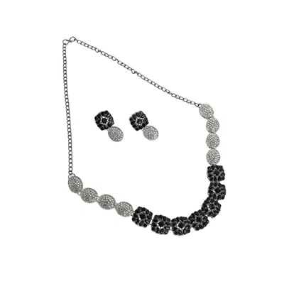 Sohi Women's The Rivaayat Jewellery Set In Black