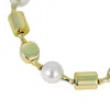 Sohi Women's The Spherical-block Collar Necklace - California Gold In Gold