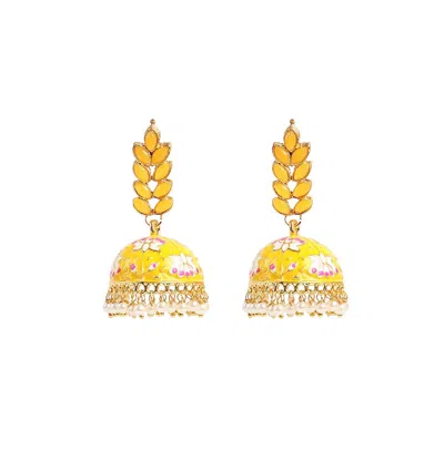 Sohi Women's The Zohra Jewellery Set In Yellow