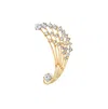 Sohi Women's Tiered Cuff Earring In Gold