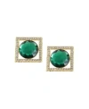 Sohi Womens Frame Drop Earrings