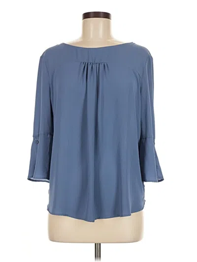Pre-owned Soho 3/4 Sleeve Blouse In Blue