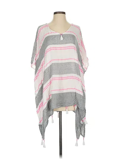 Pre-owned Soho 3/4 Sleeve Blouse In Gray