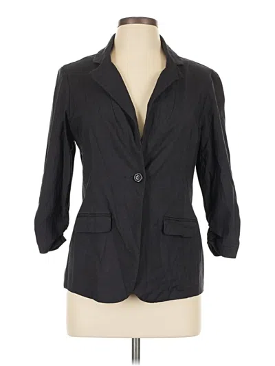 Pre-owned Soho Apparel Ltd 3/4 Sleeve Button Down Shirt In Black
