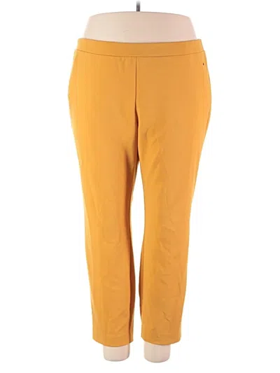 Pre-owned Soho Apparel Ltd Active Pants In Yellow