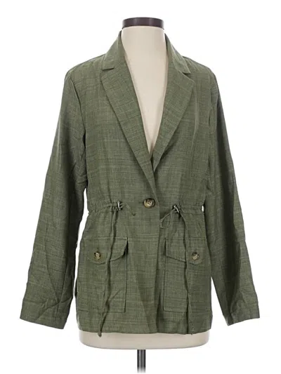 Pre-owned Soho Apparel Ltd Blazer Jacket In Green