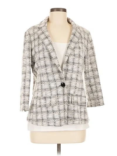 Pre-owned Soho Apparel Ltd Blazer Jacket In Ivory