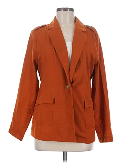 Pre-owned Soho Apparel Ltd Blazer Jacket In Orange