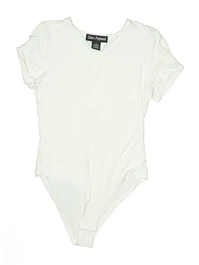 Pre-owned Soho Apparel Ltd Bodysuit In White