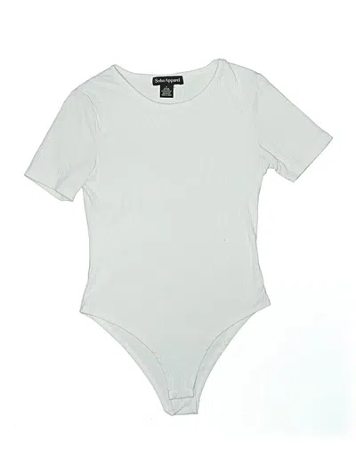 Pre-owned Soho Apparel Ltd Bodysuit In White