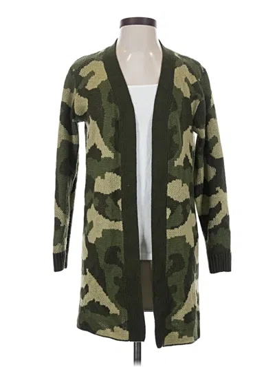 Pre-owned Soho Apparel Ltd Cardigan Sweater In Green