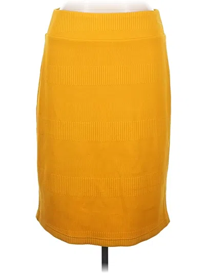 Pre-owned Soho Apparel Ltd Casual Skirt In Yellow