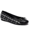 Soho Collective Fiona Tweed Ballerina Flat In Multi