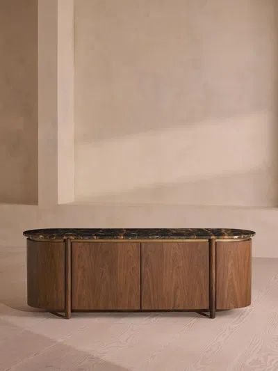 Soho Home Ada Media Unit In Brown