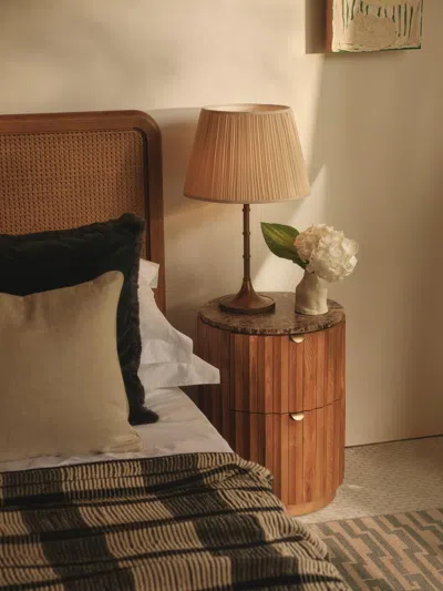 Soho Home Alexander Table Lamp In Brown