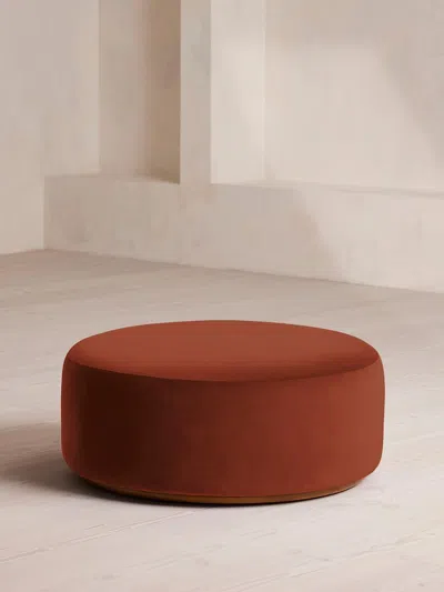 Soho Home Aline Ottoman In Brown